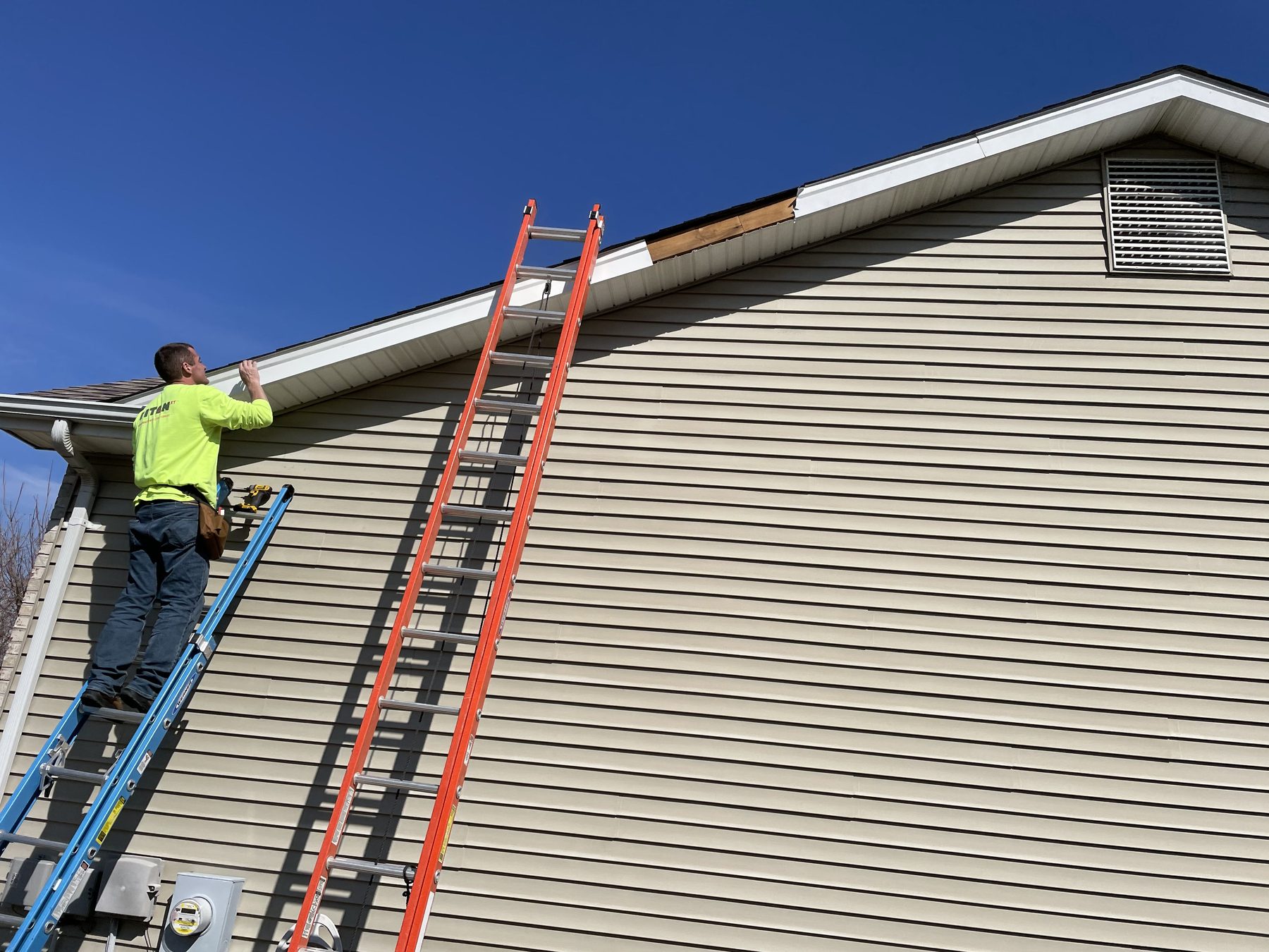 Siding work