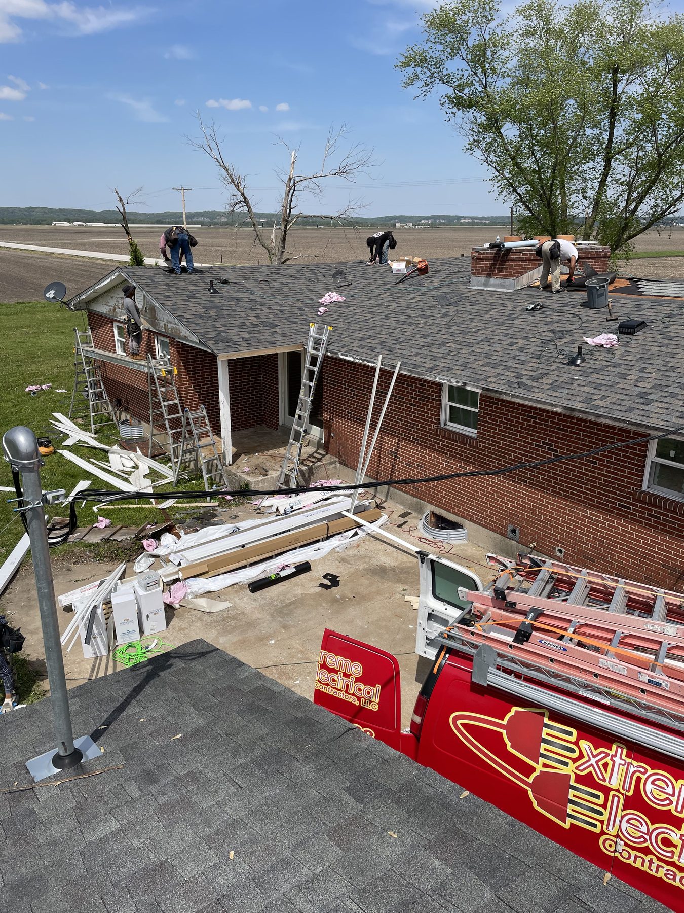 Roof tear-off